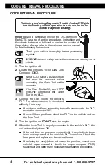 Preview for 8 page of Harbor Freight Tools ZR8S OBD2 Owner'S Manual