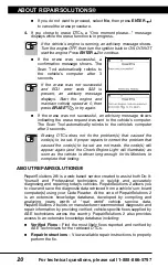 Preview for 22 page of Harbor Freight Tools ZR8S OBD2 Owner'S Manual