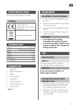 Preview for 13 page of Hard Head 006043 Operating Instructions Manual