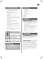 Preview for 5 page of Hard Head 014152 Operating Instructions Manual