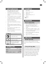 Preview for 11 page of Hard Head 014152 Operating Instructions Manual