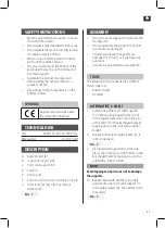 Предварительный просмотр 21 страницы Hard Head 017295 Operating Instructions Manual