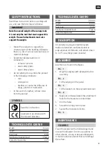 Preview for 11 page of Hard Head 024169 Operating Instructions Manual