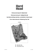 Hard Head 213-015 User Instructions preview