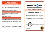 Preview for 3 page of HARD KORR Orange & White Camp Lighting Kit User Manual