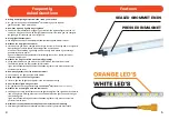 Preview for 4 page of HARD KORR Orange & White Camp Lighting Kit User Manual