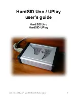 Предварительный просмотр 1 страницы Hard software HardSID Uno User Manual