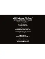 Предварительный просмотр 24 страницы Hard Wire TREMOLO/ROTARY TR-7 Owner'S Manual