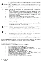 Preview for 6 page of HARDER & STEENBECK 20A Operating Instructions Manual