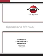 Preview for 1 page of Hardi COMMANDER 5500 Instruction Book