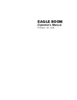 Hardi Eagle Boom Operator'S Manual preview