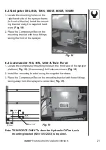 Preview for 21 page of Hardi FOAM MARKER Standard Operator'S Manual