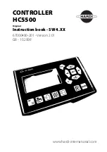 Hardi HC5500 Instruction Book предпросмотр