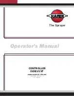 Hardi ISOBUS VT Operator'S Manual preview