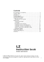 Hardi LZ Series Instruction Book предпросмотр