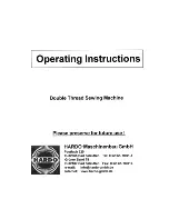 Hardo DN ST 90 Operating Instructions Manual preview