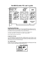 Preview for 2 page of HardSID Quattro PCI User Manual