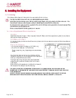 Preview for 14 page of Hardt INFERNO 4500 Installation Manual