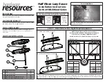 HARDWARE RESOURCES Half Moon Lazy Susan Series Installation Instructions preview