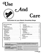 HARDWICK H3674XRA Use & Care Manual preview