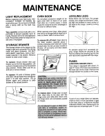 Preview for 13 page of HARDWICK H3674XRA Use & Care Manual