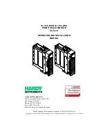 Hardy Instruments A Series Operation And Installation Manual preview