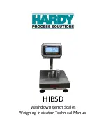 Hardy Process Solutions BW Series Technical Manual preview