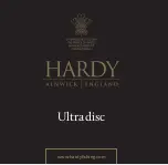 Preview for 1 page of Hardy Ultradisc User Manual