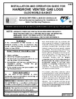 Hargrove OBLO19N1T Installation And Operation Manual preview