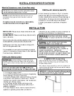 Предварительный просмотр 7 страницы Hargrove Timberland Glow Operation And Installation Manual