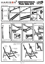 Preview for 1 page of Harison Photo Table 1575 Assembly Instructions