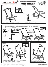 Preview for 2 page of Harison Photo Table 1575 Assembly Instructions