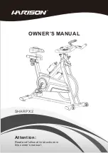 Harison SHARP X2 Owner'S Manual preview