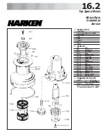 Preview for 1 page of Harken 16.2 Two Speed Winch Installation Service