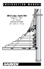 Preview for 1 page of Harken 252 Instruction Manual