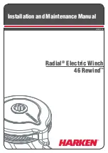 Preview for 1 page of Harken 46 Rewind STA EL Installation And Maintenance Manual