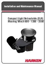 Preview for 1 page of Harken CLR 1200 Installation And Maintenance Manual