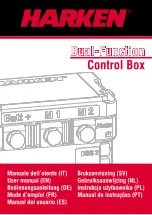 Preview for 1 page of Harken Dual-Function Control Box User Manual