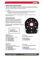 Preview for 18 page of Harken FlatWinder 250 Installation And Maintenance Manual