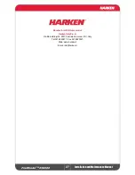 Preview for 27 page of Harken FlatWinder 250 Installation And Maintenance Manual