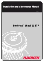 Harken Performa 20 STP Installation And Maintenance Manual preview