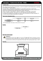 Preview for 3 page of Harken Performa 35.2 PTP Installation And Maintenance Manual