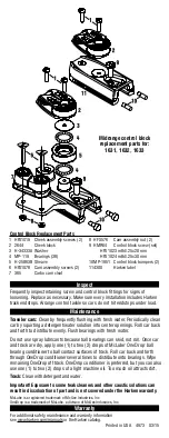 Предварительный просмотр 2 страницы Harken R27 Installation Sheet