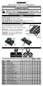 Preview for 1 page of Harken T2701B Instructions