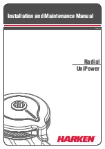 Preview for 1 page of Harken UniPower Radial Installation And Maintenance Manual