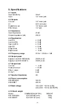 Preview for 9 page of Harley Benton HB 115B MK III User Manual