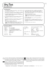 Preview for 2 page of Harley Benton Spaceship Power 80-B Quick Start Manual