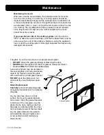 Preview for 22 page of Harman Home Heating P61A Installation & Operating Manual