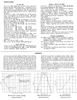 Предварительный просмотр 2 страницы Harman Kardon A-200 Operating And Service Instructions