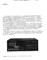 Предварительный просмотр 2 страницы Harman Kardon A-401 Owner'S Manual